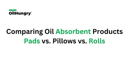 Comparing Oil Absorbent Products: Pads vs. Pillows vs. Rolls - OilHungry